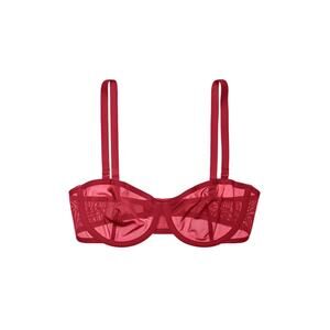 NWOT CUUP 32H The Balconette - Mesh - Scarlet